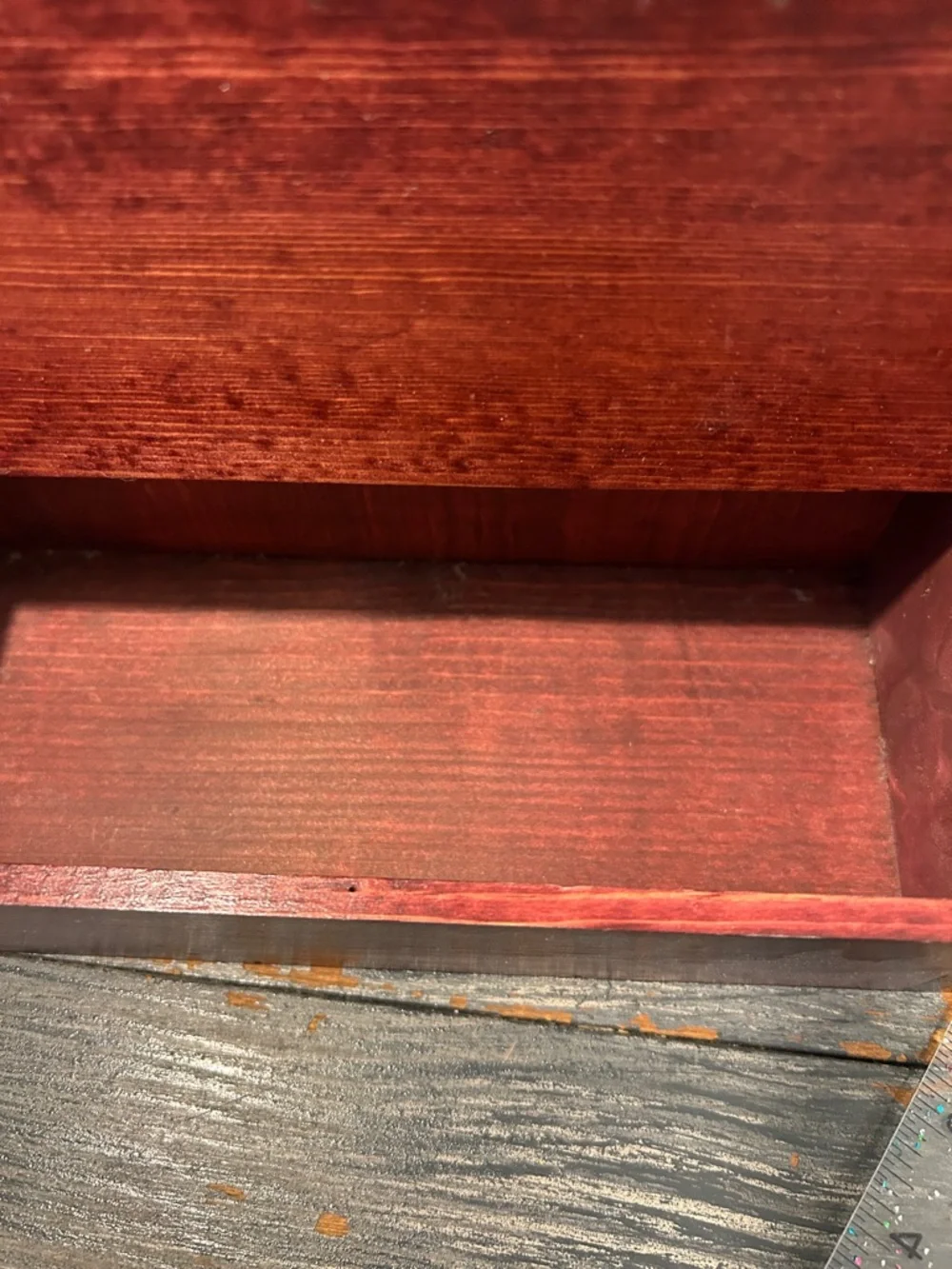 Mahogany-Finish Wooden Wall Shelf - Classic Home Wall Decor